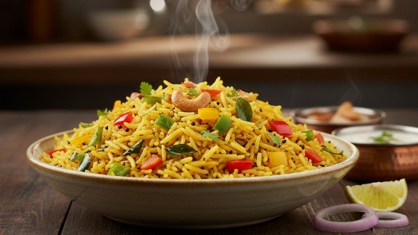 Shimla Mirch Pulao Recipe