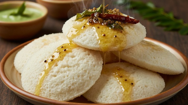 Buttermilk Ghee Idli Recipe