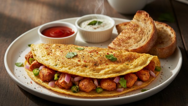 Chicken Masala Omelette