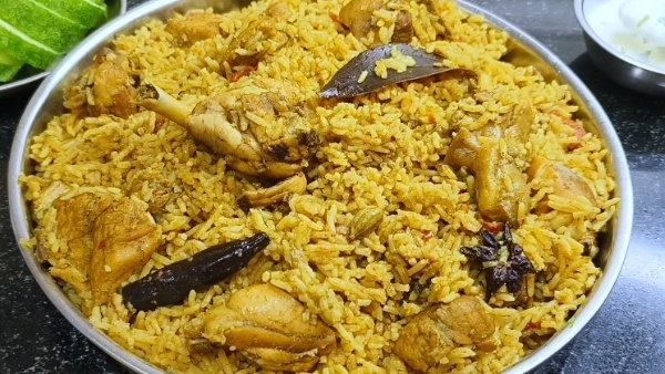 How To Make Green Masala Chicken Biryani At Home In Kannada