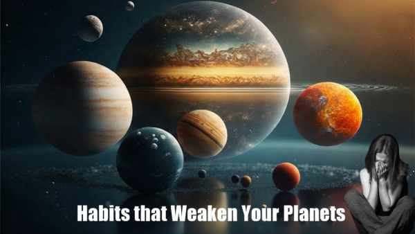 Habits that are Weakening your planets