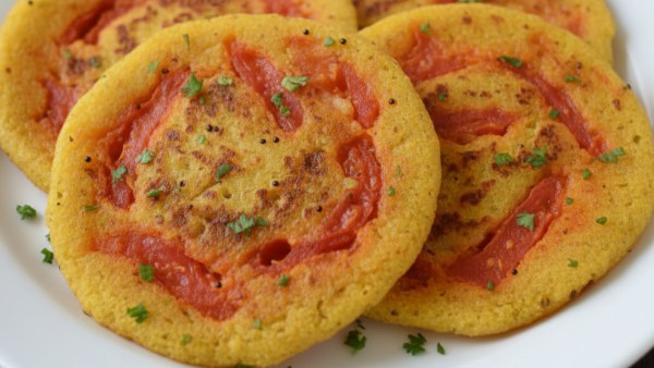 Instant Tomato Rava Dosa