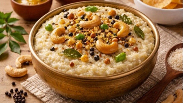 How To Make Kerala Style Spicy Pongal At Home In Kannada