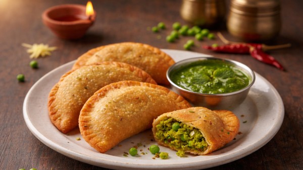 Matar Gujiya Recipe