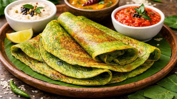 Methi Palak Dosa