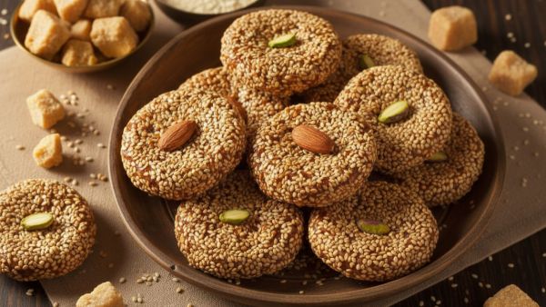 Rajasthani Til Gud Tikki Recipe