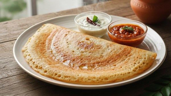 Rice Flour Oats Dosa Recipe