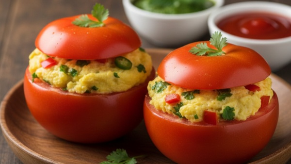 Tomato Omelette Tomato Omelette