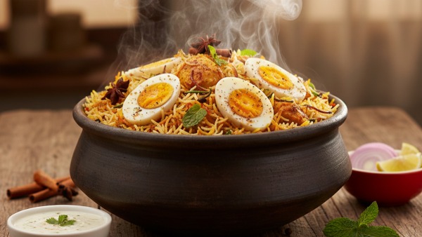 Egg Biryani in Pressure Cooker for Bachelors