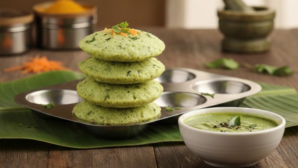 Green Moong Idli Recipe