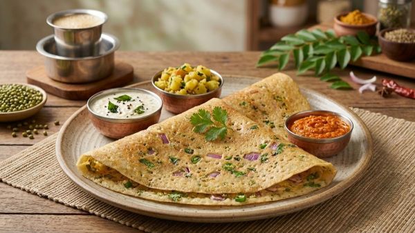 Moong Dal Dosa Pesarattu Recipe