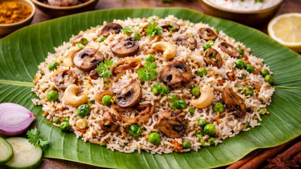 Mushroom Pulao