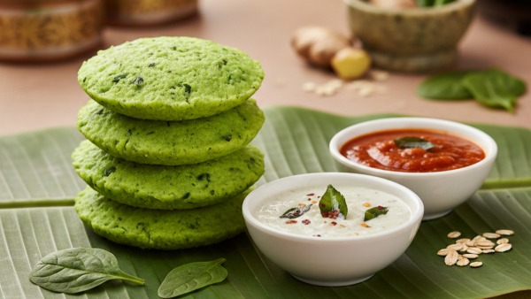 Oats Palak Idli Recipe
