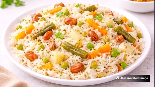 Masala Less White Palav Masala Less White Palav