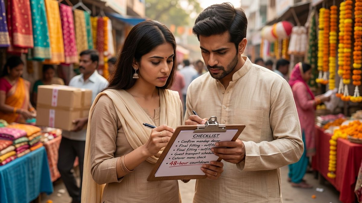 ಮದುವೆಗೂ ಮುನ್ನ ಈ 48 ಗಂಟೆಗಳ ಚೆಕ್‌ಲಿಸ್ಟ್ ಮರೆಯದಿರಿ