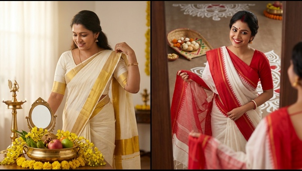 Festive Fashion Trends: Best Traditional Looks for Vishu, Puthandu, and Pohela Boishakh