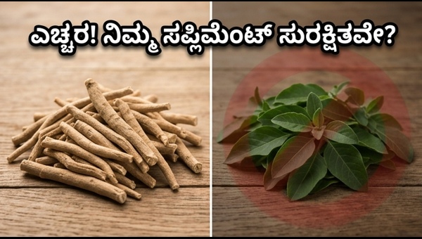 FSSAI Bans Ashwagandha Leaves in Supplements | ಅಶ್ವಗಂಧದ ಎಲೆಗಳ ಬಳಕೆಗೆ FSSAI ನಿಷೇಧ