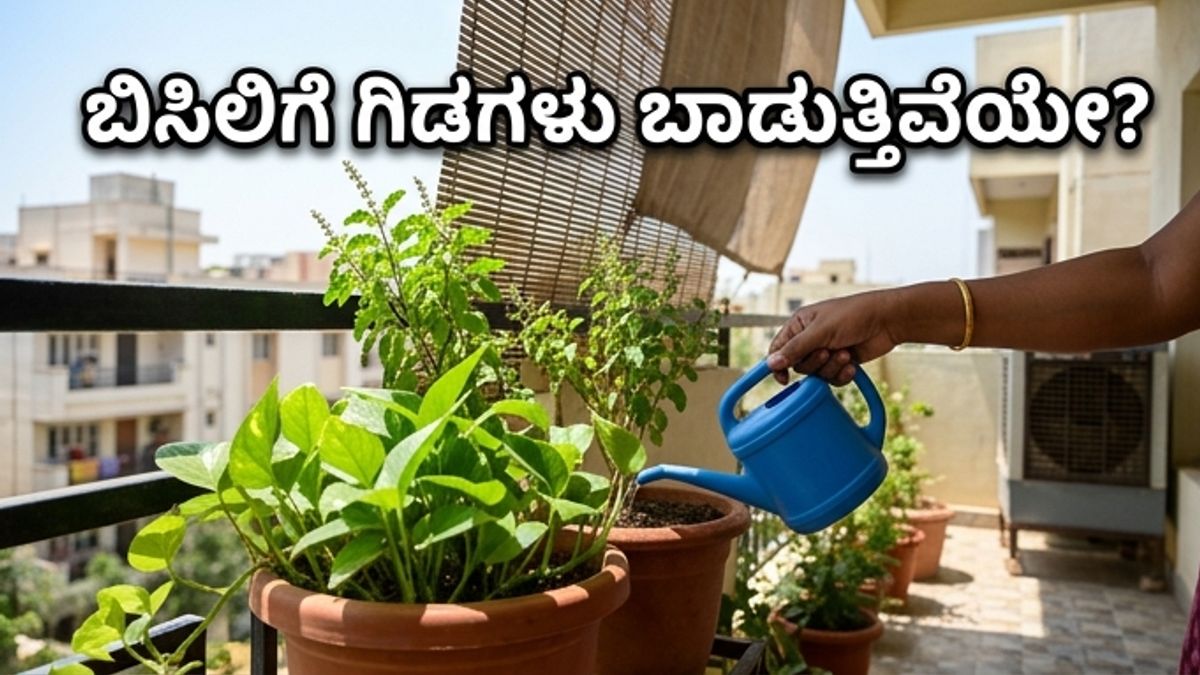 ಬಿಸಿಲ ಬೇಗೆಯಿಂದ ತತ್ತರಿಸಿದೆಯೇ? ನಿಮ್ಮ ಮನೆ ಮತ್ತು ಗಿಡಗಳನ್ನು ತಂಪಾಗಿರಿಸಲು ಇಲ್ಲಿದೆ ಮ್ಯಾಜಿಕ್ ಟಿಪ್ಸ್