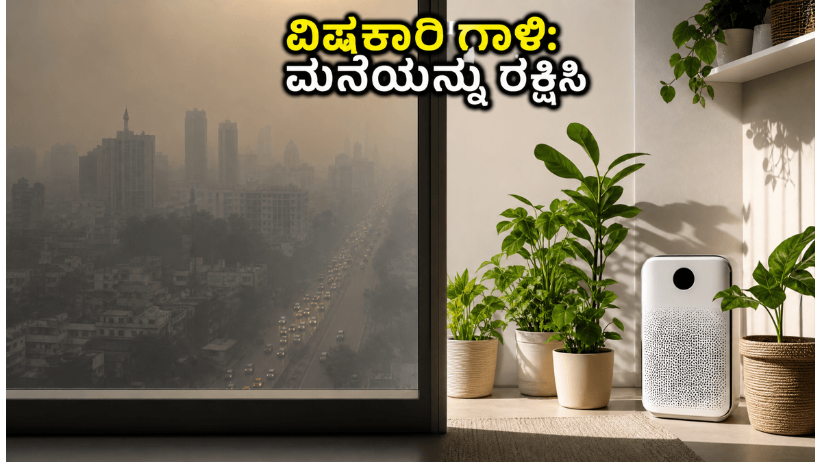 ದೆಹಲಿ ಮಾಲಿನ್ಯದ ಆತಂಕ: ನಿಮ್ಮ ಮನೆಯನ್ನು ವಿಷಕಾರಿ ಗಾಳಿಯಿಂದ ರಕ್ಷಿಸಲು ಈ ಸರಳ ಕ್ರಮಗಳನ್ನು ಪಾಲಿಸಿ