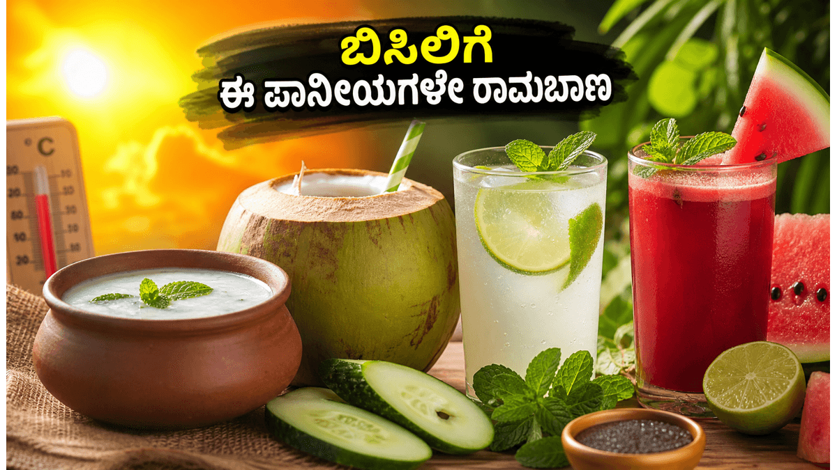 ಸುಡುವ ಬಿಸಿಲಿಗೆ ಹವಾಮಾನ ಇಲಾಖೆ ಎಚ್ಚರಿಕೆ: ದೇಹ ತಂಪಾಗಿಡಲು ಈ ಪಾನೀಯಗಳೇ ರಾಮಬಾಣ!