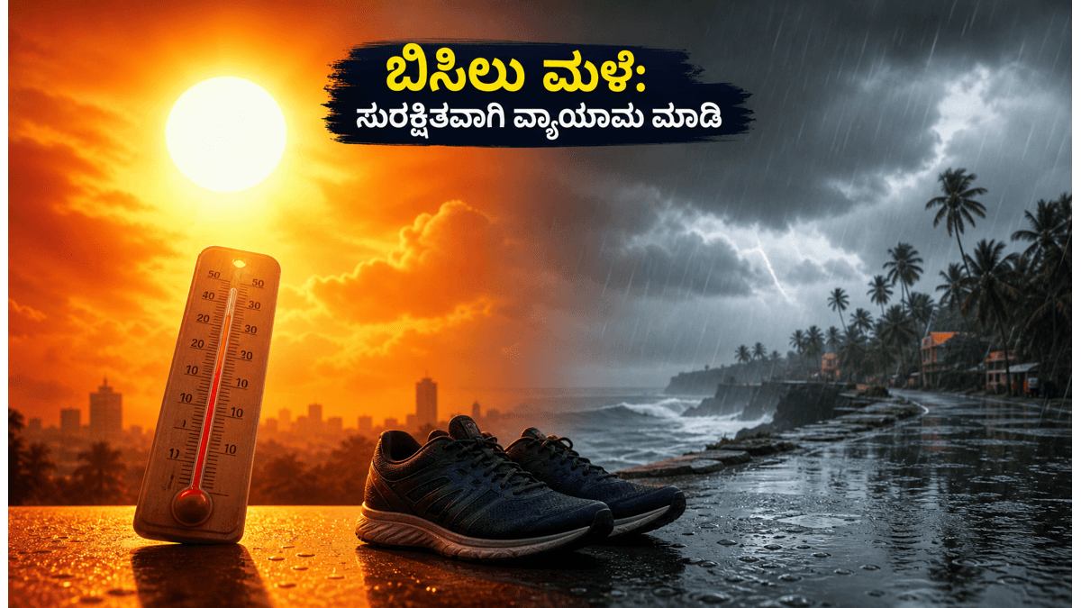 ಬಿಸಿಗಾಳಿ ಅಥವಾ ಭಾರೀ ಮಳೆ: ನಿಮ್ಮ ಆರೋಗ್ಯ ಕಾಪಾಡಿಕೊಳ್ಳಲು ಈ ವ್ಯಾಯಾಮದ ನಿಯಮಗಳನ್ನು ಪಾಲಿಸಿ