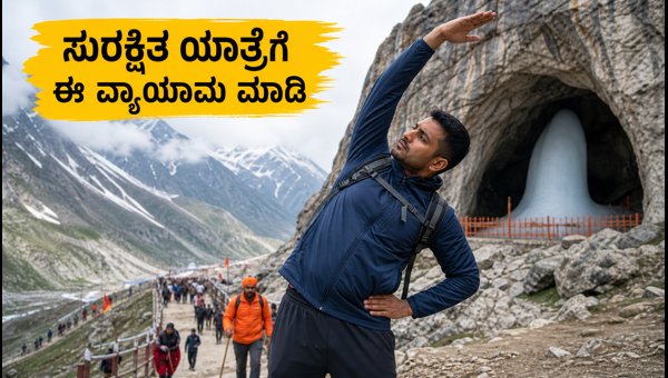 Amarnath Yatra 2026: Essential 12-Minute Warm-Up Exercises and Safety Tips for a Safe Pilgrimage