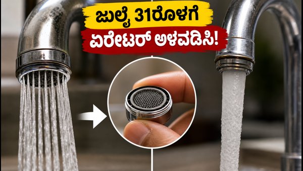BWSSB Mandatory Aerator Installation: How to Save Water in Bangalore Before July 31, 2026 Deadline
