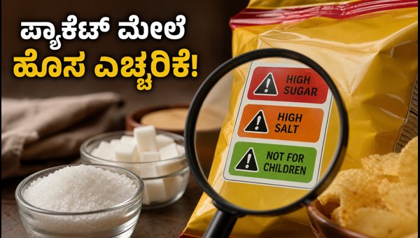 FSSAI New Labeling Rules 2026: Mandatory Salt and Sugar Warnings on Food Packets Explained FSSAI New Labeling Rules 2026: Mandatory Salt and Sugar Warnings on Food Packets Explained