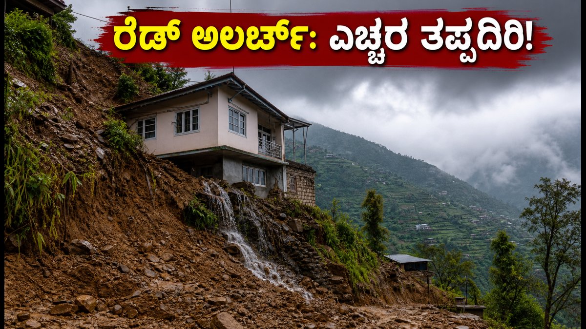 ಹಿಮಾಚಲ ಪ್ರದೇಶದಲ್ಲಿ ರೆಡ್ ಅಲರ್ಟ್: ಭಾರಿ ಮಳೆ ಮತ್ತು ಭೂಕುಸಿತದಿಂದ ಪಾರಾಗಲು ಈ ಮುನ್ನೆಚ್ಚರಿಕೆಗಳನ್ನು ತಪ್ಪದೇ ಪಾಲಿಸಿ!