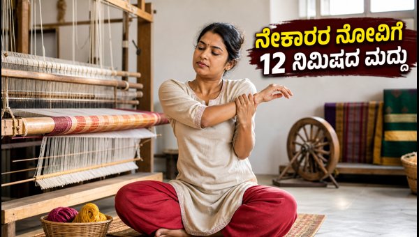 National Handloom Day 2026: 12-Minute Morning Routine to Relieve Handloom Weavers' Body Pain National Handloom Day 2026: 12-Minute Morning Routine to Relieve Handloom Weavers' Body Pain