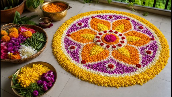 Onam 2026: Easy Apartment Pookalam Designs and Eco-Friendly Decoration Tips for Small Spaces