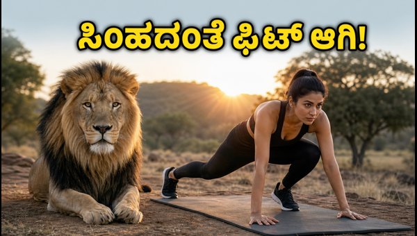 World Lion Day 2026: Boost Your Fitness With This 10-Minute Asiatic Lion Animal Flow Workout Routine