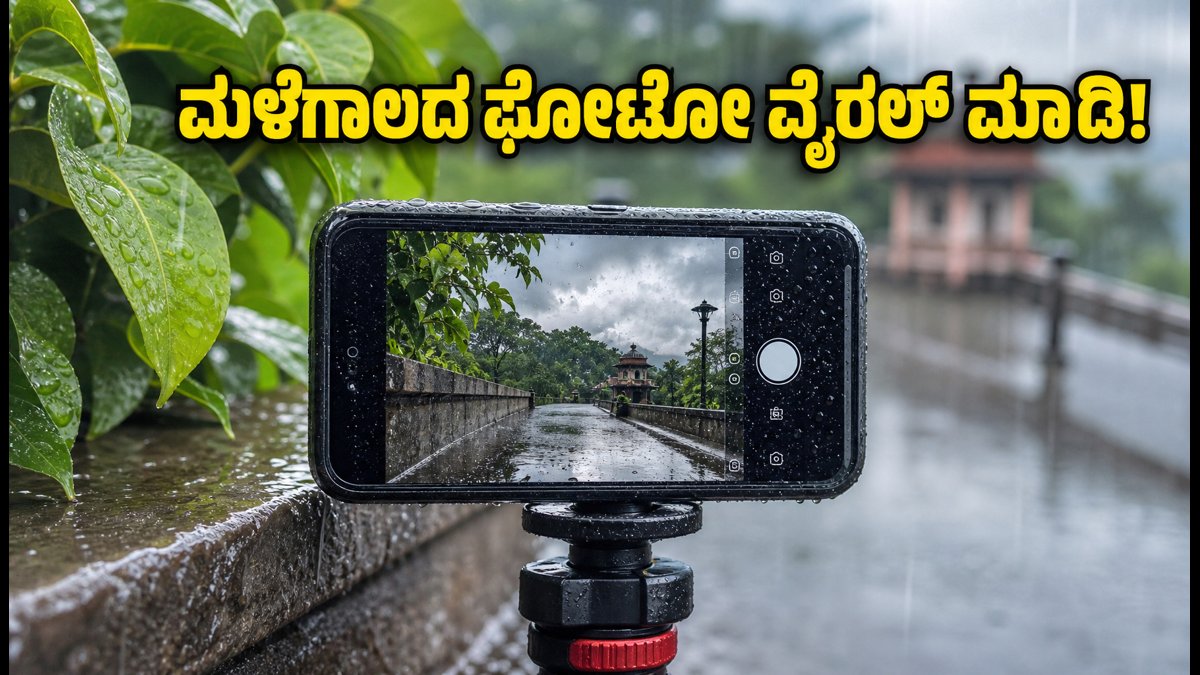 ಮಳೆಗಾಲದ ಫೋಟೋಗಳು ವೈರಲ್ ಆಗಬೇಕಾ? ಈ ಸಿಂಪಲ್ ಮೊಬೈಲ್ ಟ್ರಿಕ್ಸ್ ಟ್ರೈ ಮಾಡಿ!