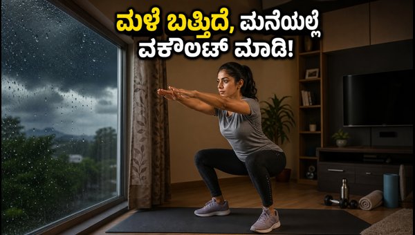 Delhi-NCR Rain Alert: 12-Minute Indoor Workout Routine for Rainy Days (2026) Delhi-NCR Rain Alert: 12-Minute Indoor Workout Routine for Rainy Days (2026)