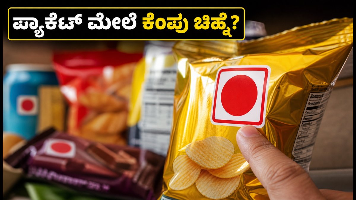 ಪ್ಯಾಕ್ ಮಾಡಿದ ಆಹಾರದ ಮೇಲೆ 'ರೆಡ್ ಹೆಕ್ಸಗನ್' ಎಚ್ಚರಿಕೆ: ಇನ್ಮುಂದೆ ತಿನ್ನುವ ಮುನ್ನ ಈ ವಿಷಯ ಗಮನಿಸಿ!