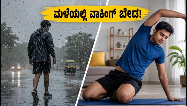 Monsoon Health Tips: Why You Should Avoid Outdoor Exercise During Heavy Rain and Stay Fit at Home
