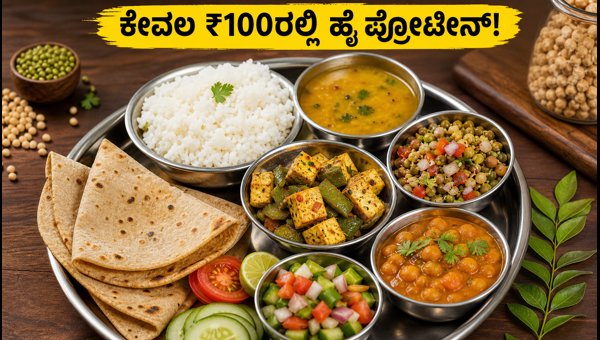 ₹100 High Protein Vegetarian Diet Plan 2026: Best Indian Meal Guide for Daily Nutrition ₹100 High Protein Vegetarian Diet Plan 2026: Best Indian Meal Guide for Daily Nutrition