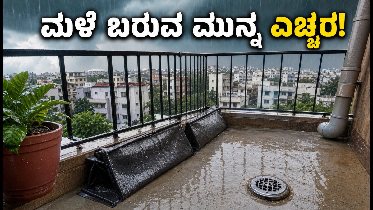 ಬೆಂಗಳೂರು ಮಳೆ ಅಲರ್ಟ್: ನಿಮ್ಮ ಅಪಾರ್ಟ್‌ಮೆಂಟ್ ಮತ್ತು ಬೇಸ್‌ಮೆಂಟ್ ಸುರಕ್ಷತೆಗೆ ಇಂದೇ ಈ ಕ್ರಮಗಳನ್ನು ಕೈಗೊಳ್ಳಿ!
