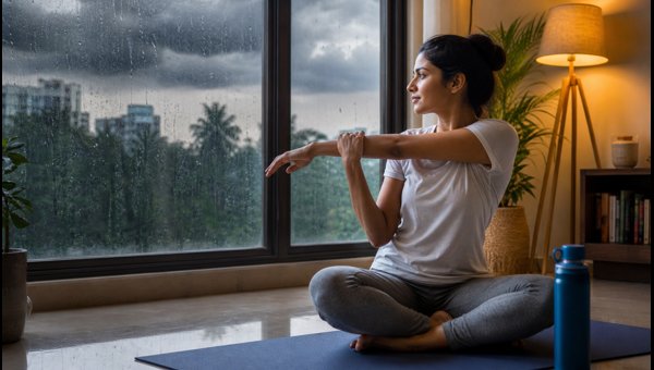 Chennai and Coimbatore Rain Alert 2026: Stay Indoors and Try These Simple Home Workouts and Yoga Chennai and Coimbatore Rain Alert 2026: Stay Indoors and Try These Simple Home Workouts and Yoga