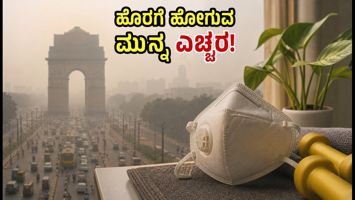 ದೆಹಲಿ-ಎನ್‌ಸಿಆರ್‌ನಲ್ಲಿ ವಾಯು ಮಾಲಿನ್ಯದ ಆತಂಕ: ಇಂದಿನಿಂದ ಹೊರಾಂಗಣ ವ್ಯಾಯಾಮಕ್ಕೆ ಬ್ರೇಕ್ ಹಾಕಿ!