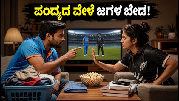 India vs New Zealand T20 Match: 12-Minute Couple's Pact to Avoid Arguments and Enjoy the Game Peacefully