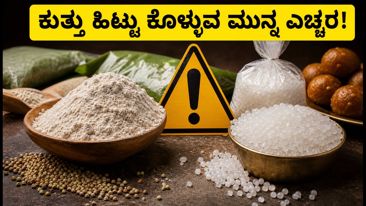 ನವರಾತ್ರಿ ಹಬ್ಬದ ಸಂಭ್ರಮ: ಕುತ್ತು ಹಿಟ್ಟು, ಸಿಹಿ ತಿಂಡಿ ಕೊಳ್ಳುವಾಗ ಈ ತಪ್ಪು ಮಾಡಬೇಡಿ!
