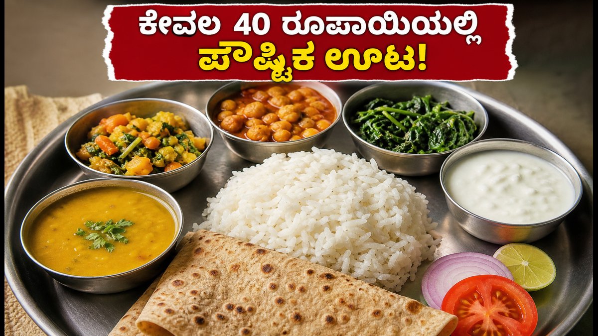 ಕೇವಲ 40 ರೂಪಾಯಿಯಲ್ಲಿ ಪೌಷ್ಟಿಕ ಊಟ: ಪ್ರೋಟೀನ್ ಮತ್ತು ಐರನ್ ಹೆಚ್ಚಿಸುವ ಬೆಸ್ಟ್ ಡಯಟ್ ಪ್ಲಾನ್ ಇಲ್ಲಿದೆ!