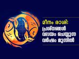 മീനം രാശി: പ്രശ്‌നങ്ങള്‍ വലയം ചെയ്യുന്ന വര്‍ഷം 