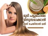 മുടി പട്ടുപോലെ മിനുസമുള്ളതാക്കാന്‍ ഈ വഴി പരീക്ഷിച്ചാല്‍ മതി