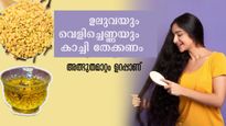  നല്ല ചൂടാക്കിയ വെളിച്ചെണ്ണയില്‍ രണ്ട് സ്പൂണ്‍ ഉലുവ: അരച്ചെടുത്ത് തേച്ചാല്‍ മുടിയിങ്ങ് വരും
