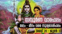 Weekly Horoscope: മെയ് 28 മുതല്‍ ജൂണ്‍ 3 വരെ 12 രാശിക്കും ജനനത്തീയ്യതി പ്രകാരം സമ്പൂര്‍ണ സൂര്യ രാശിഫലം