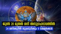  24 മണിക്കൂറിനുള്ളില്‍  അഷ്ടൈശ്വര്യവുമായി ശനി: 9 നാളുകാരില്‍ സര്‍വ്വദോഷങ്ങളകലും