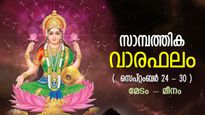 ഭാഗ്യം മിന്നിത്തിളങ്ങുന്ന ഒരാഴ്ച മുന്നില്‍, പണവരവിന് അനുകൂലം; സാമ്പത്തിക വാരഫലം