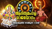 വിജയത്തേരില്‍ കുതിച്ചുപായും, ആദിത്യ മംഗള രാജയോഗം; ഈ 3 രാശിക്ക് ധനനേട്ടം